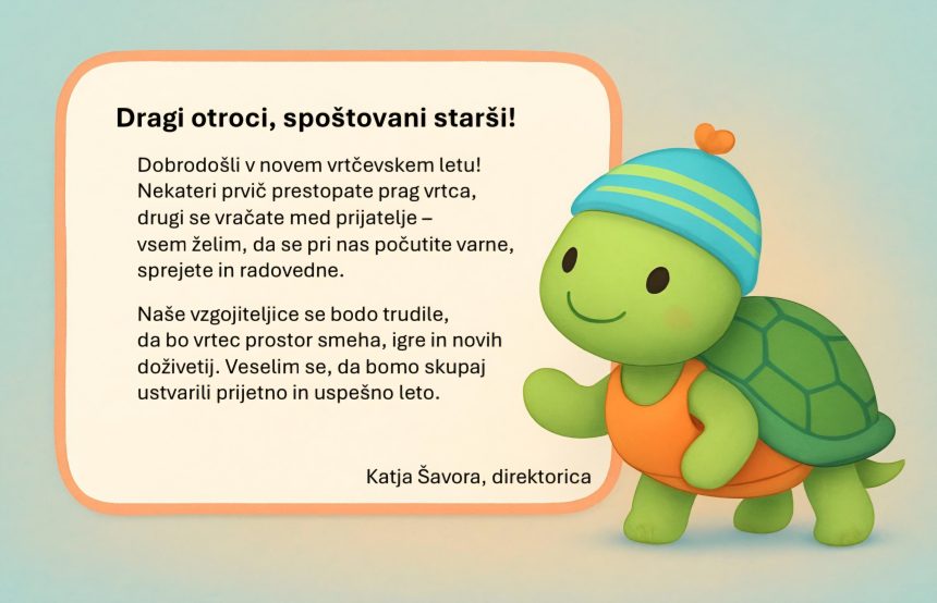 Dobrodošli v vrtčevskem letu 2025/2026